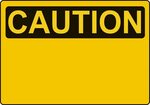 Caution sign template by rones Signs, Sign writing, Laborato