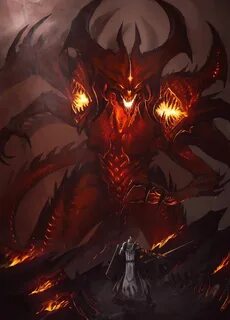 Diablo Sketch by Earl-Graey Mythical creatures art, Fantasy 