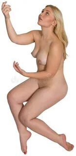 Classical Woman Nude Pose Isolated Stock Image - Image of po