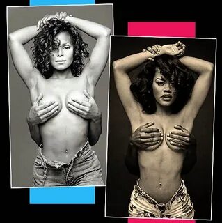 Teyana Taylor Recreates Janet Jackson's Topless Rolling Ston