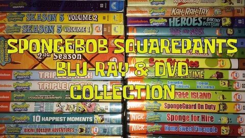 SpongeBob Blu-Ray & DVD Collection Updated 2017! - YouTube