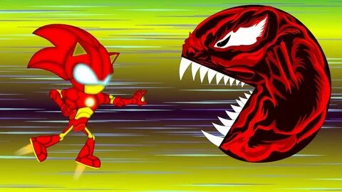 Pac-Man vs Evolution of Sonic Iron Man: Attack - YouTube