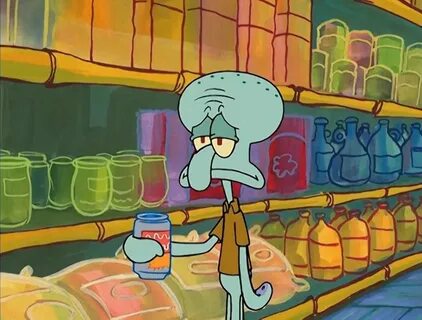 Squidward was our first actual lesson on depression - WE THE