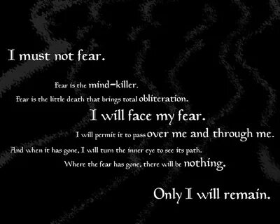 Frank Herbert -Instant Download Fear Is The Mind-Killer Dune