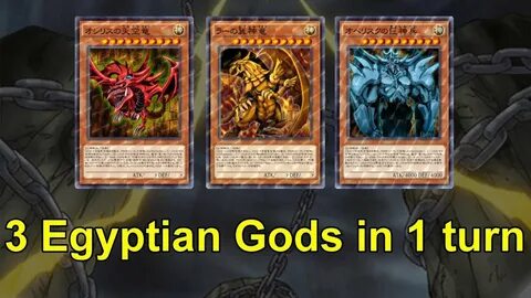 Yu-Gi-Oh! Duel Links Summon the 3 Egyptian Gods in 1 turn - 