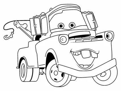 Free Coloring Page 21 Mar 2022 Tow Mater