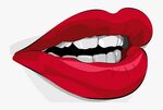 Curve Lips Clipart - Mouth Clip Art, HD Png Download , Trans