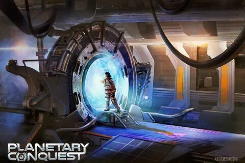 ArtStation - Planetary Conquest Card- Scifi Portal