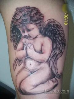 Татуировка ангелочек (69 фото)