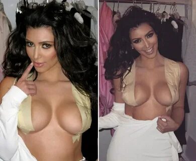 Kim kardashian smaller boobs