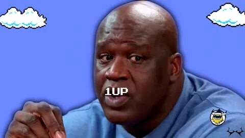 Shaq Hot Wings Meme 1UP - YouTube