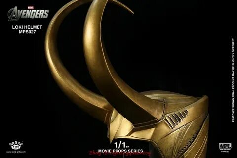 King Arts MPS027 Movie Prop Series Loki Helmet 1/1 Scale Pro