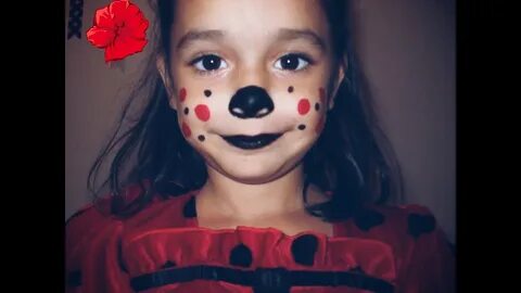 LADY BUG Kids Halloween Makeup (feat. Chloee Evelyn!) Audrey