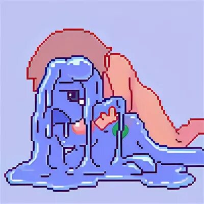 Pixel Art Slime Girl - GIF on Imgur