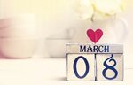 Обои сердечки, happy, 8 марта, heart, romantic, gift, Women'
