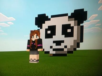 The Panda 🐼 - Pixel Art Minecraft Amino