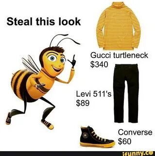 Steal this look Gucci turtleneck $340 Levi 511's $89