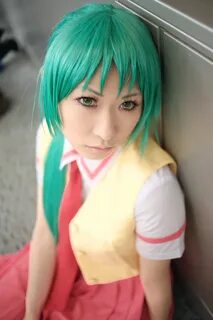 Safebooru - chippi cosplay green hair higurashi no naku koro