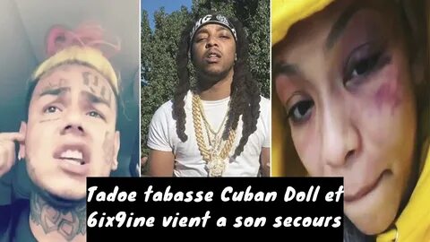Tadoe (crew de Chief Keef) tabasse Cuban Doll et 6ix9ine pre