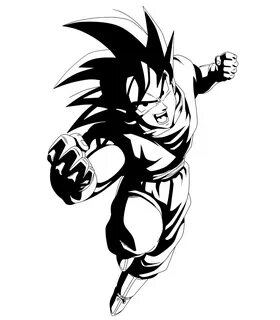 Goku Svg - Layered SVG Cut File - Download Free Fonts - Free