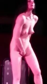 Performance Nude in Public-Naked on Stage-Exhibitionism Scen