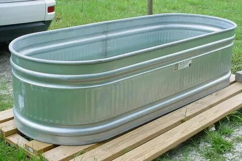 Pin by sixxtep on Galvanized.. Galvanized water trough, Wate