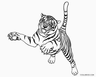 Ausmalbilder Tiger - Malvorlagen Kostenlos Zum Ausdrucken 7A