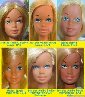 1971 The Sun Set Malibu Barbie #1067 или такой разный молд S