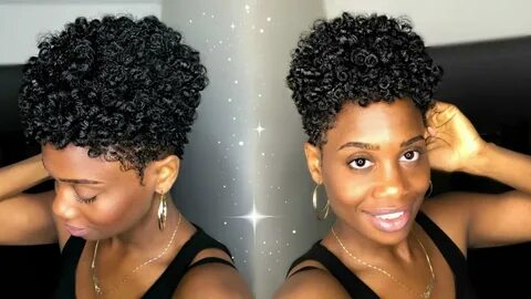 Flexi Rod Set on Tapered Natural Hair MissKenK - YouTube