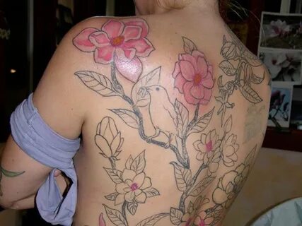 54 Great Magnolia Tattoos For Back - Tattoo Designs - Tattoo
