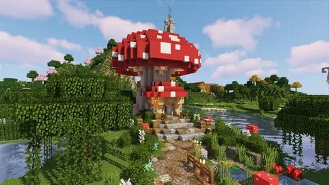 Thought I would try a Mushroom House Build For Something Dif