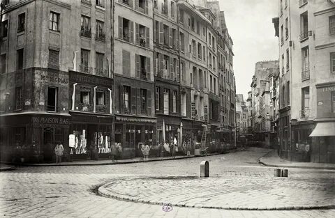 Rue Galande, c. 1866 Vergue