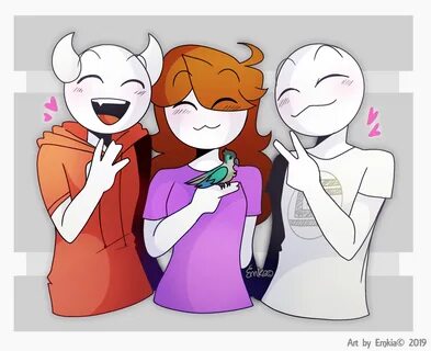 Adam (somethingelseYT), Jaiden (JaidenAnimations) and James 