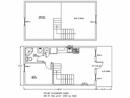 14 x 40 floor plans with loft 28 X 36 Cabin Plans http://www