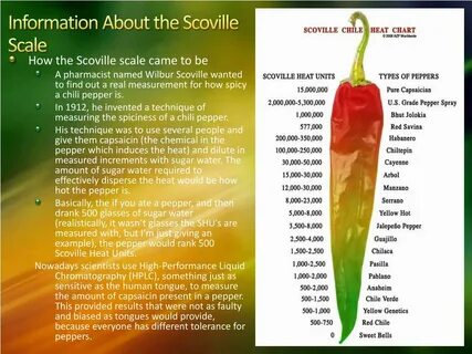scoville chilli heat chart - Fomo