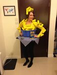 DIY mac 'n cheese costume. Work appropriate halloween costum