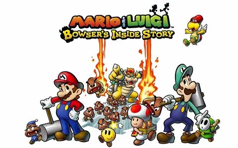 Mario & Luigi: Bowser's Inside Story HD Wallpaper Background