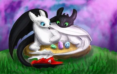 Toothless And Light Fury Art posted by Christopher Sellers