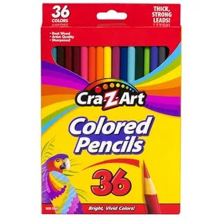 Cra-Z-Art Real Wood, Pre-Sharpened Strong Erasable School Co