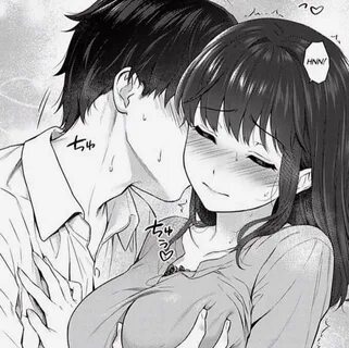 Anime couple boob grab