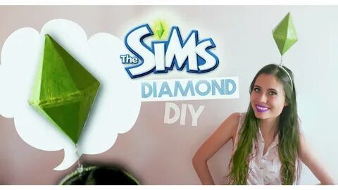 SIMS DIAMOND/PLUMBOB DIY!! (Sims Costume) - YouTube