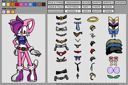 Sonic Dress Up Games Female - Mundo Anime