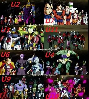 Participants in The Tournament of Power Dragon Ball Know Your Meme All Team...