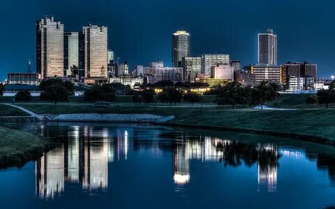 Fort Worth at Dusk Fort Worth skyline captured along the T. 