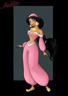 princess jasmine - pink outfit by nightwing1975 on DeviantAr