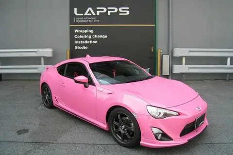 LAPPS wraps Toyota 86 in pink Toyota 86, Dream cars jeep, To