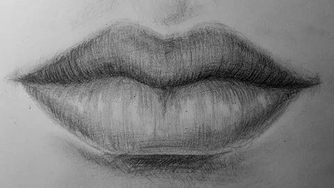 💋 how to draw lips/ как рисовать губы/як малювати губи - You