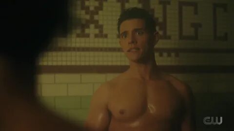 ausCAPS: Casey Cott and Drew Ray Tanner shirtless in Riverda