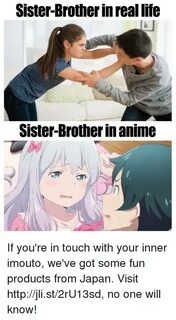 Sister-Brother Inreal Life Sister-Brother Inanime if You're 
