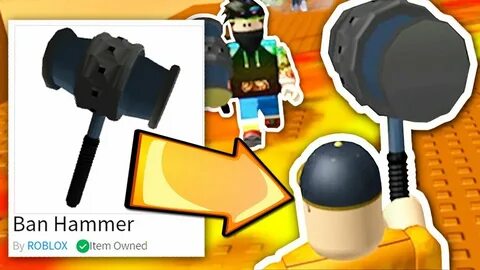 HOW TO GET A BAN HAMMER IN ROBLOX!! - YouTube